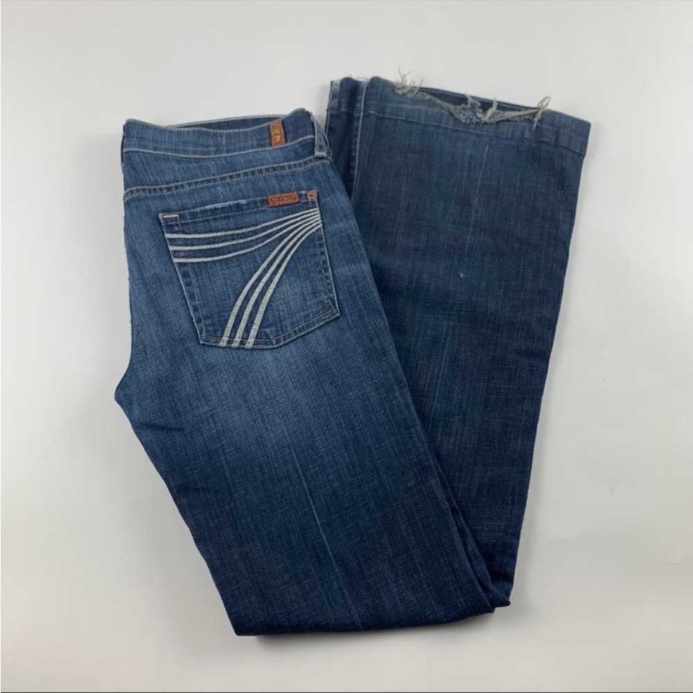 7 of All Mankind Jeans Dojo Trouser Flare - Size 31
